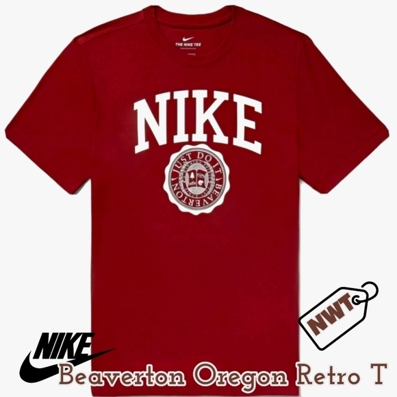 Nike Other - [NWT] NIKE JUST DO IT BEAVERTON OREGON RETRO T MEN'S S